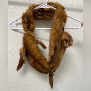VINTAGE Authentic Red Fox Fur Pelts